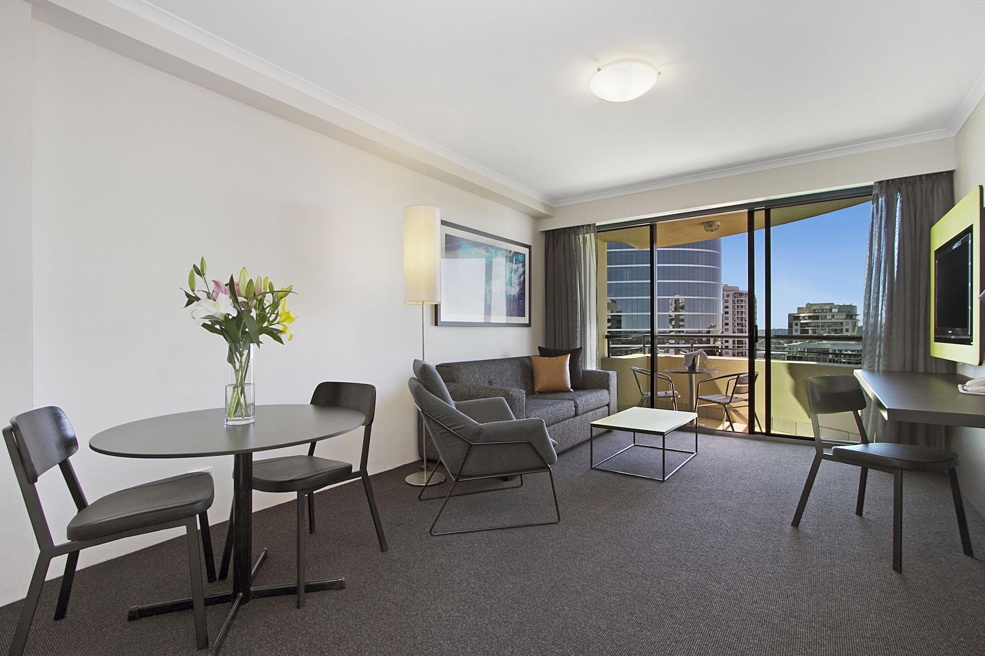 Aparthotel Mantra Parramatta Sídney Exterior foto